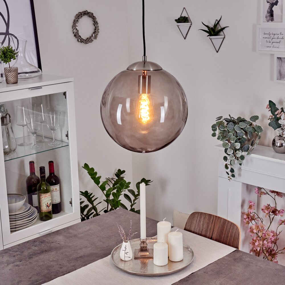 Talauta Lampadario a sospensione Nichel opaco, 1-Luce main product photo