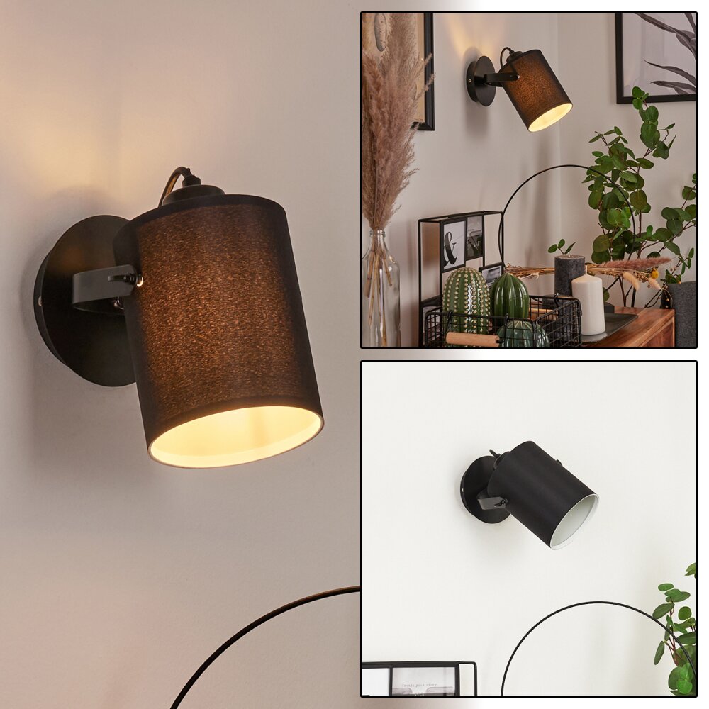 Puelches Applique Nero, 1-Luce main product photo