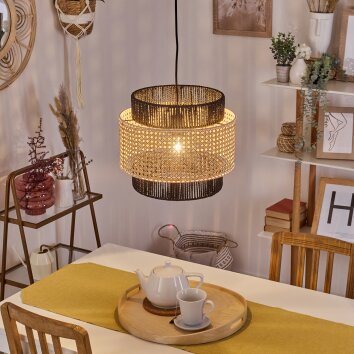Zaracure Lampadario a sospensione Nero, 1-Luce