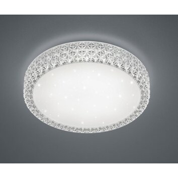 Reality PEGASUS Plafoniera LED Bianco, 1-Luce, Telecomando