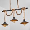 Bolombolo Lampada a Sospensione Oro, Nero, 3-Luci