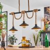 Bolombolo Lampada a Sospensione Oro, Nero, 3-Luci