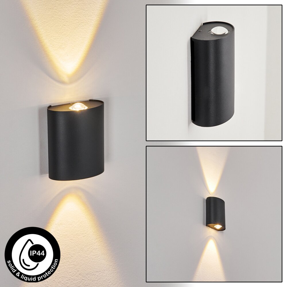 Oiba Applique da esterno LED Grigio, 1-Luce main product photo