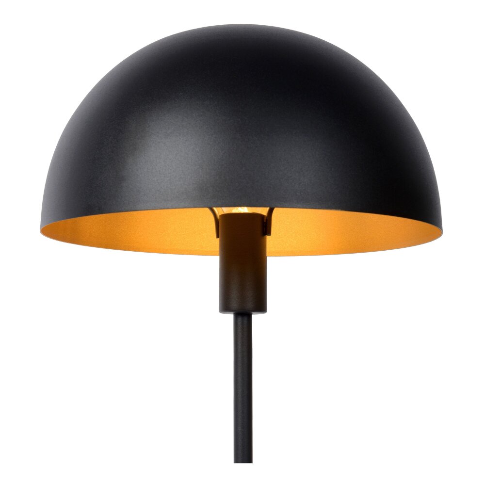 Lucide SIEMON Lampada da tavolo Nero, 1-Luce
