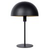 Lucide SIEMON Lampada da tavolo Nero, 1-Luce