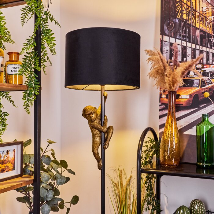 Suardi Lampada da terra Oro, Nero, 1-Luce