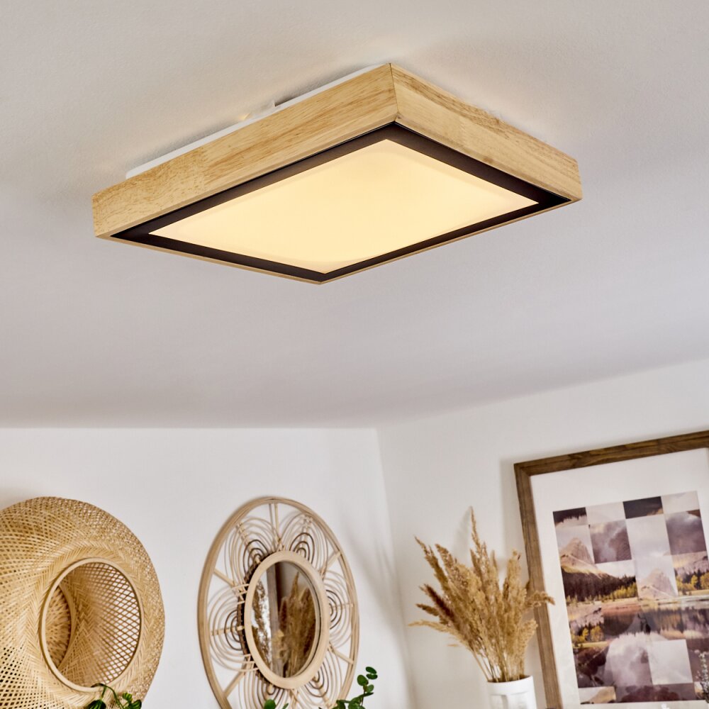 Corinto Plafoniera LED Écru, Nero, 1-Luce main product photo