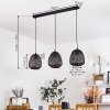 Solera Lampada a Sospensione Nero, 3-Luci Solera Lampada a Sospensione Nero, 3-Luci