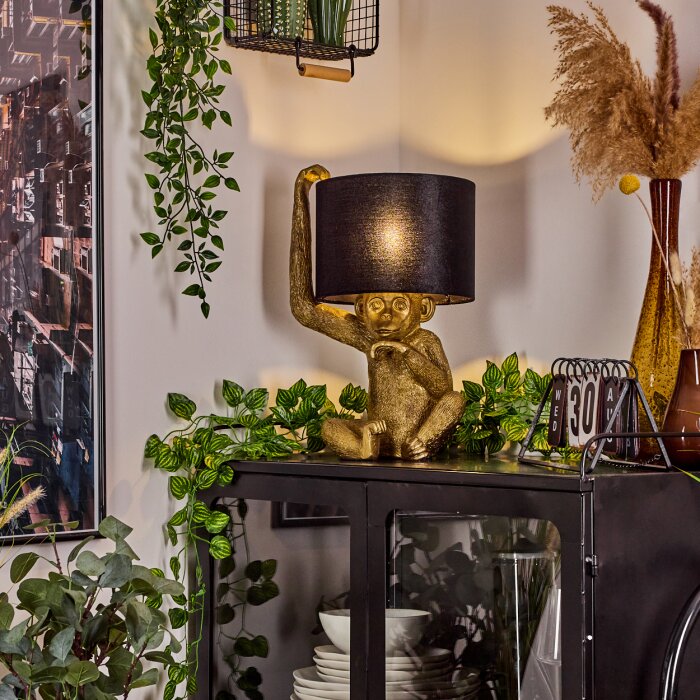 Suardi Lampada da tavolo Oro, 1-Luce