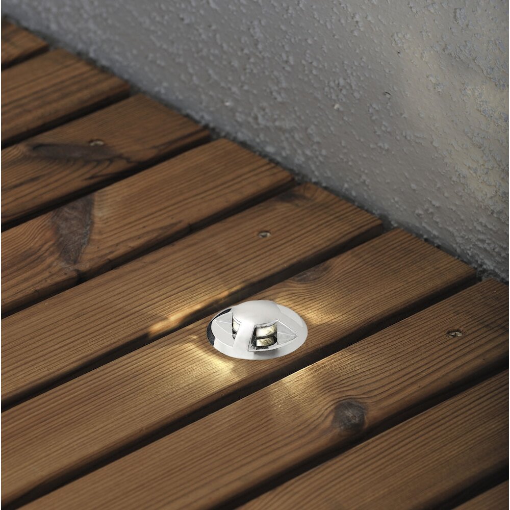 Konstsmide Mini Lampada calpestabile Argento, 3-Luci main product photo