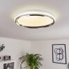 Alberton Plafoniera LED Cromo, Trasparente, chiaro, Bianco, 1-Luce