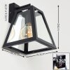 Nittorp Applique Nero, 1-Luce