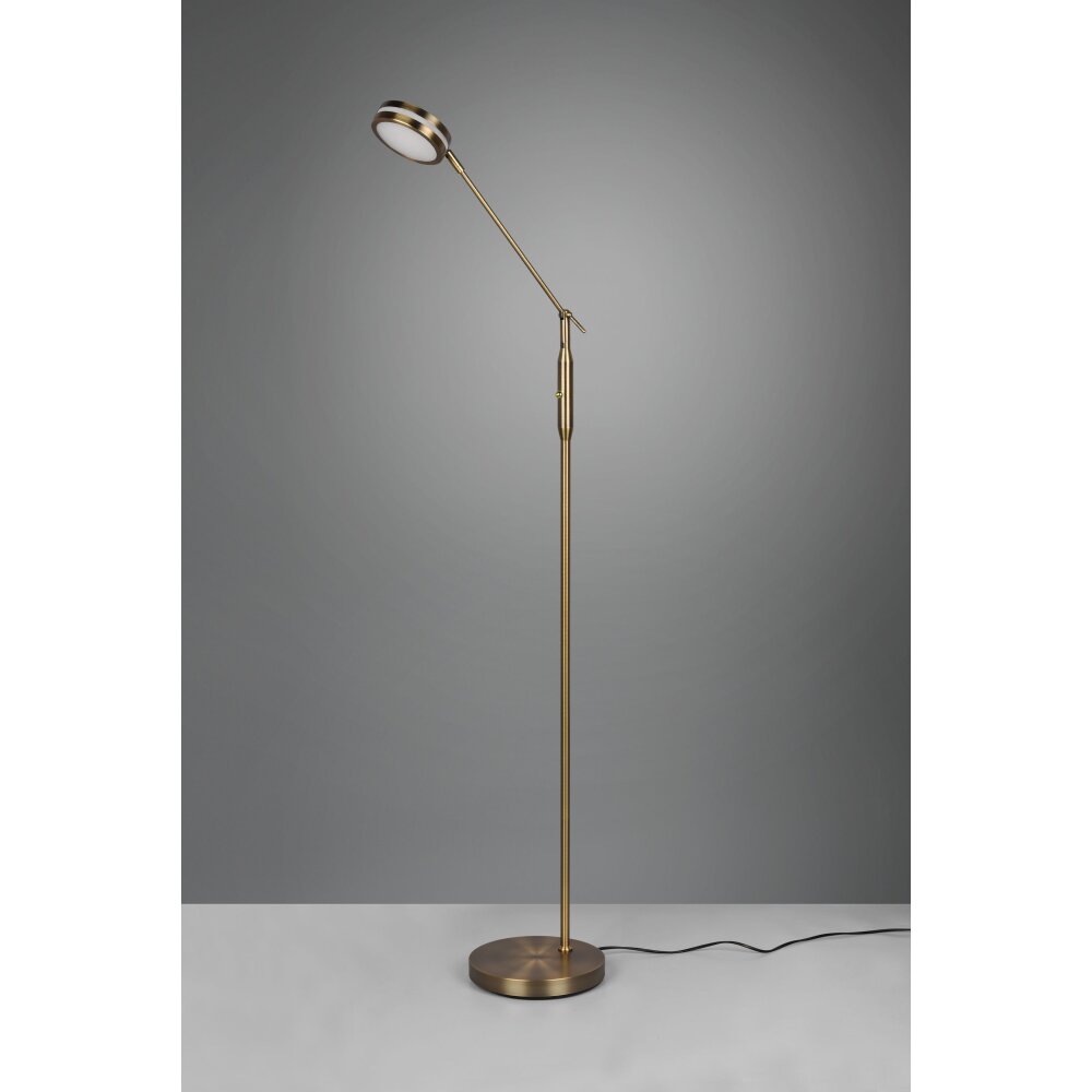Trio Franklin Lampada da terra LED Ottone antico, 1-Luce