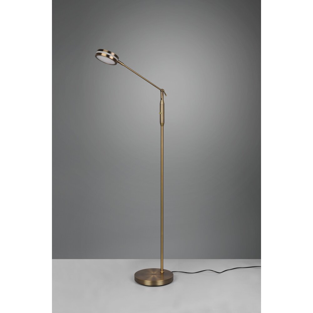 Trio Franklin Lampada da terra LED Ottone antico, 1-Luce