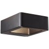 Brilliant Golda Applique da esterno LED Nero, 1-Luce