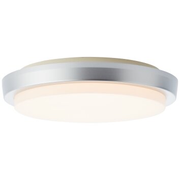 Brilliant Devora Plafoniera da esterno LED Argento, 1-Luce