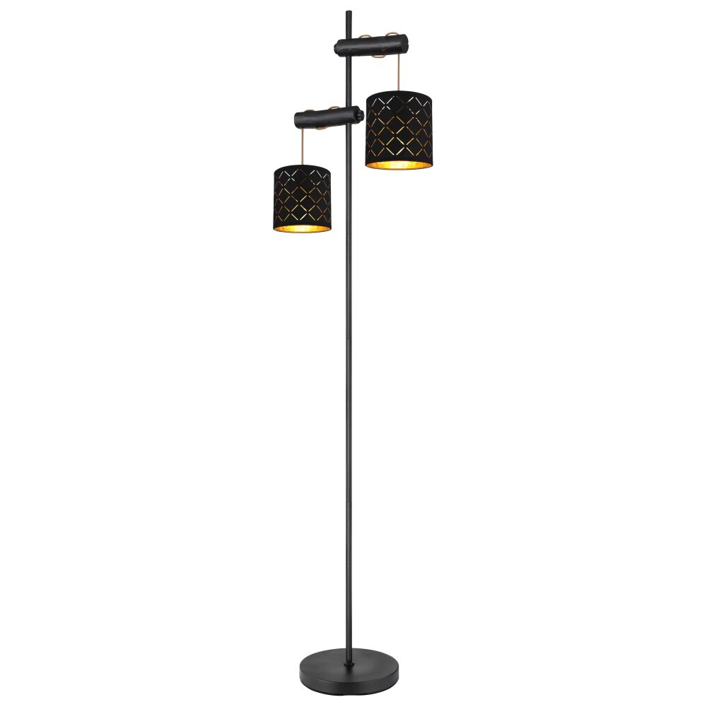 Globo CLARKE Lampada da terra Nero, 2-Luci main product photo