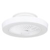 Globo DOMEY ventilatore da soffitto LED Bianco, 1-Luce, Telecomando