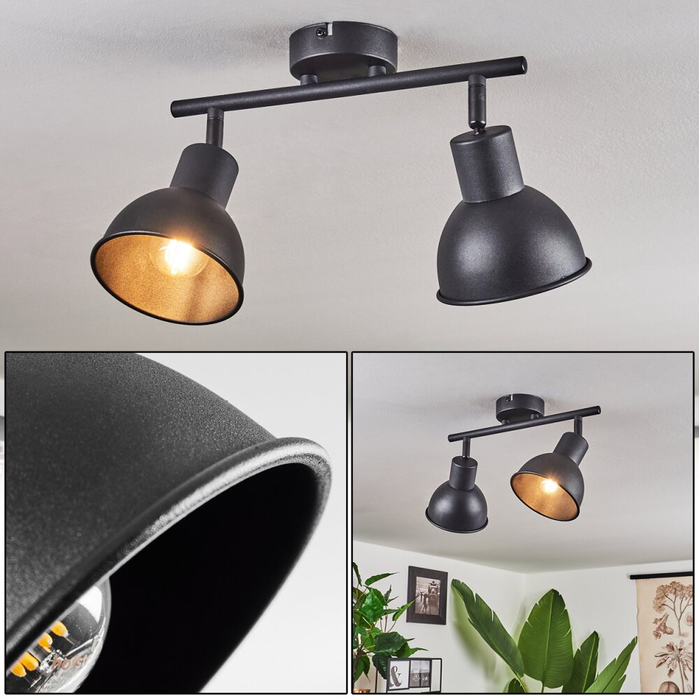 Kansela Plafoniera Nero, 2-Luci main product photo