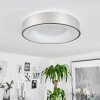 Playas Plafoniera LED Argento, Bianco, 1-Luce