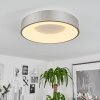 Playas Plafoniera LED Argento, Bianco, 1-Luce