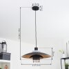 Boeven Lampadario a sospensione Nero, Bianco, 1-Luce