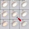 Marsen Plafoniera LED Cromo, Nichel opaco, 4-Luci, Telecomando, Cambia colore