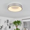 Playas Plafoniera LED Argento, Bianco, 1-Luce