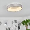 Playas Plafoniera LED Argento, Bianco, 1-Luce