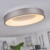 Playas Plafoniera LED Argento, Bianco, 1-Luce