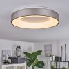 Playas Plafoniera LED Argento, Bianco, 1-Luce