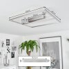 Rauma Plafoniera LED Nichel opaco, 1-Luce