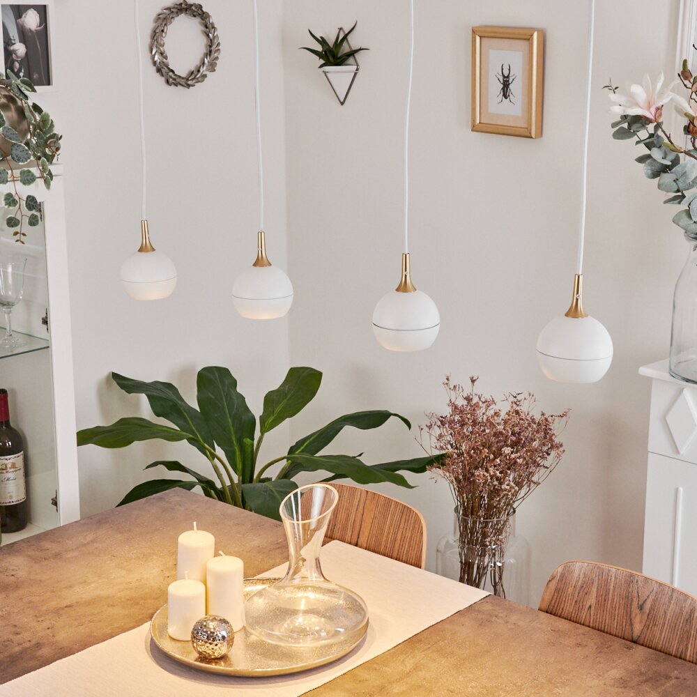 Morrison Lampada a Sospensione Bianco, 4-Luci main product photo