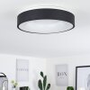 Playas Plafoniera LED Nero, Bianco, 1-Luce