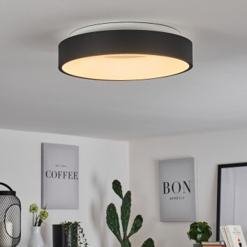 Playas Plafoniera LED Nero, Bianco, 1-Luce