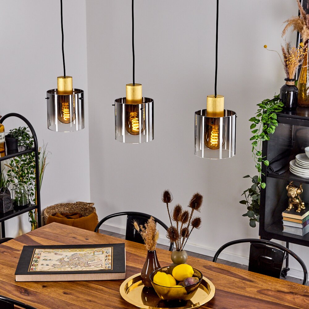 Vuoltu Lampada a Sospensione Oro, 3-Luci main product photo