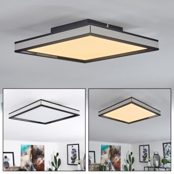 Nabbas Plafoniera LED Nero, 1-Luce