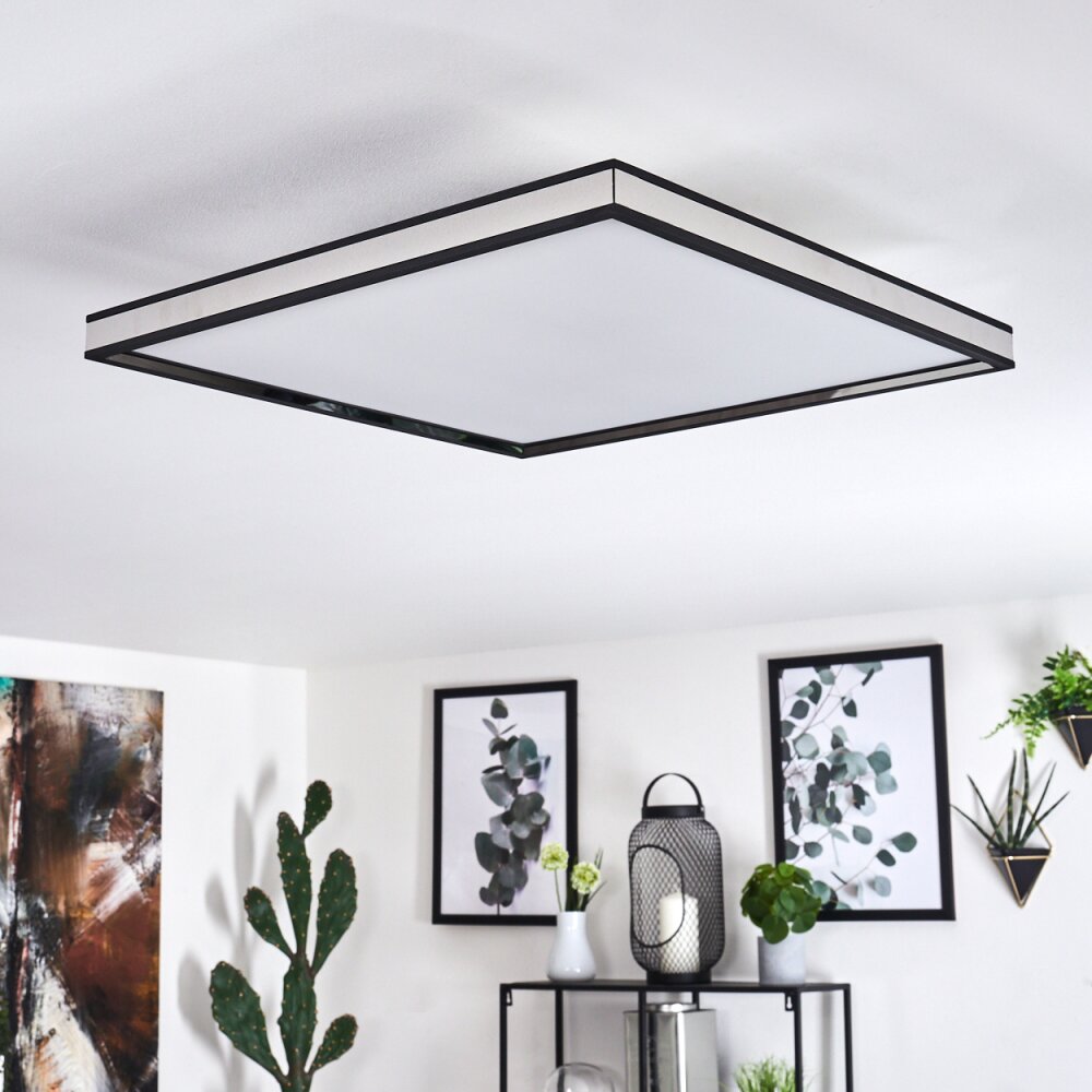 Nabbas Plafoniera LED Nero, 1-Luce