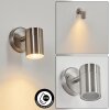 Corneda Applique da esterno Acciaio inox, 1-Luce