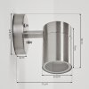 Corneda Applique da esterno Acciaio inox, 1-Luce