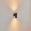Koila Applique da esterno Nero, 2-Luci
