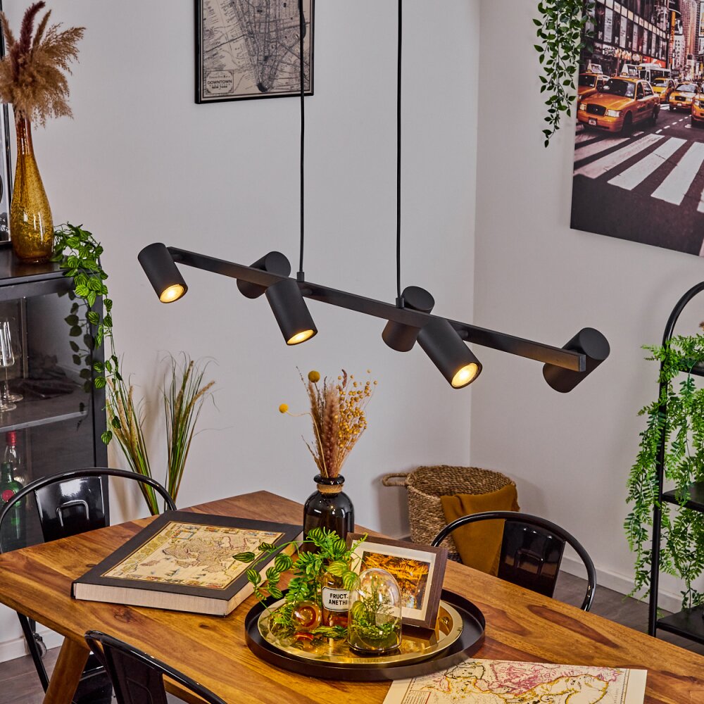Zuoz Lampada a Sospensione Nero, 6-Luci main product photo