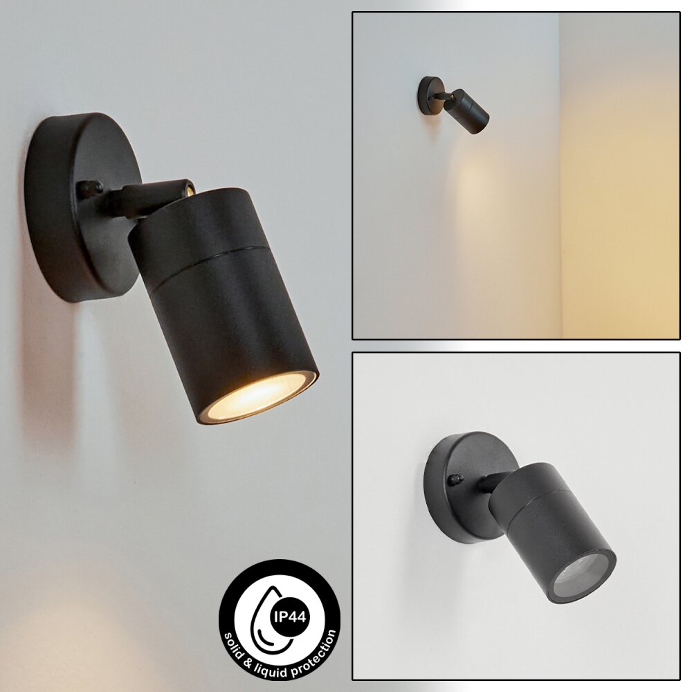 Corneda Applique da esterno Nero, 1-Luce main product photo