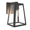 Lutec FIA Applique da esterno Nero, 1-Luce