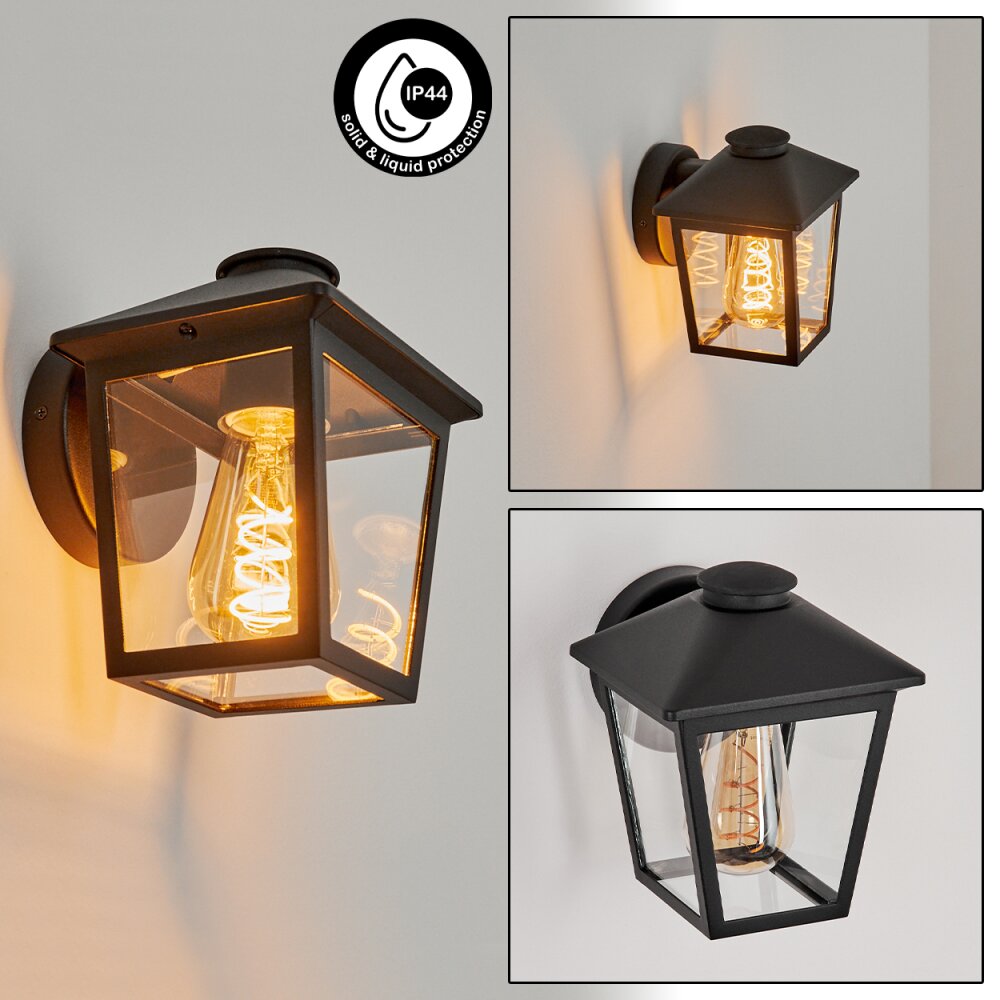 Helmela Applique da esterno Nero, 1-Luce main product photo