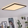 Boyero Plafoniera LED Nero, Bianco, 1-Luce