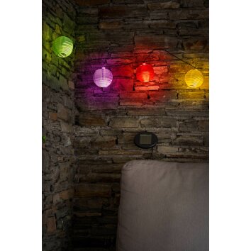 Eglo DOTS catena di luce solare LED Nero, 10-Luci