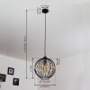 Tawasu Lampadario a sospensione Nero, 1-Luce