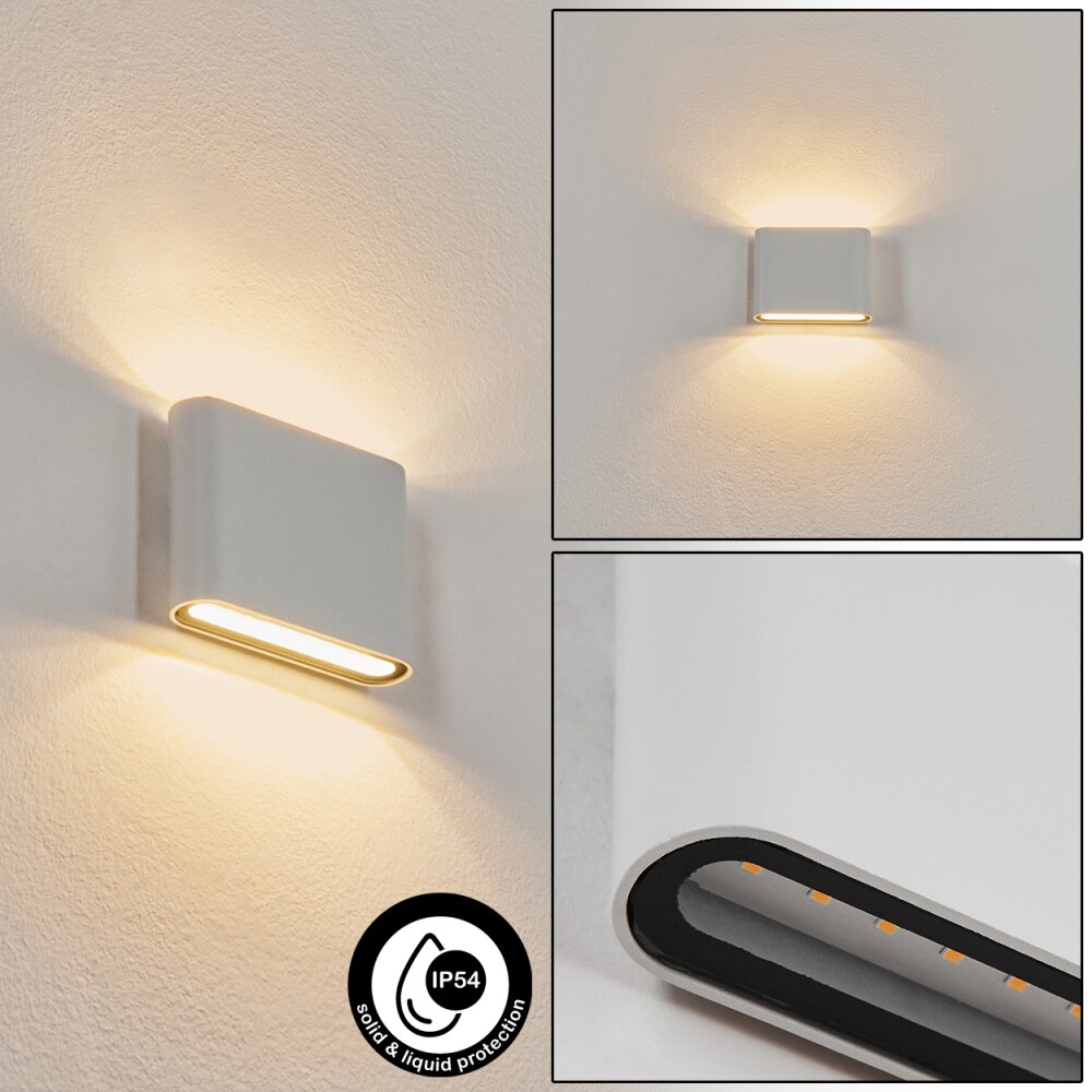 Tammisaari Applique da esterno LED Trasparente, chiaro, Bianco, 1-Luce main product photo