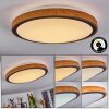 Sobredo Plafoniera LED Écru, Nero, Bianco, 1-Luce